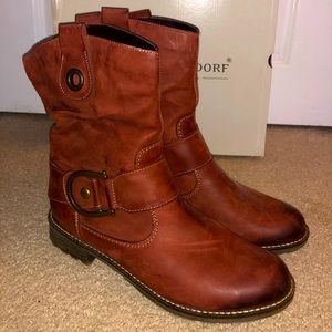 Remonte Dorndorf Elaine 85 Vino Pull on Boots 8.5